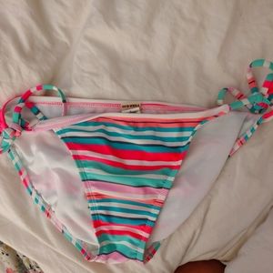 Cute striped rainbow bikini bottoms